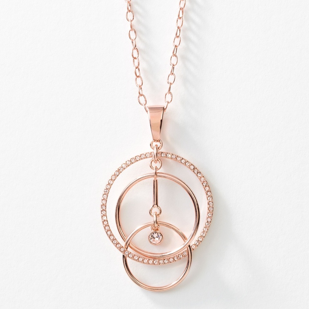 Rose Gold TC by Swarovski pendant!